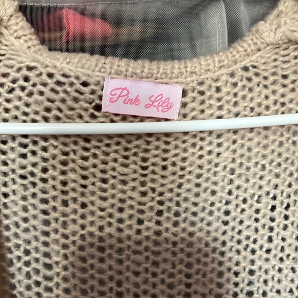 NWOT Pink Lily Cardigan - Picture 2 of 5